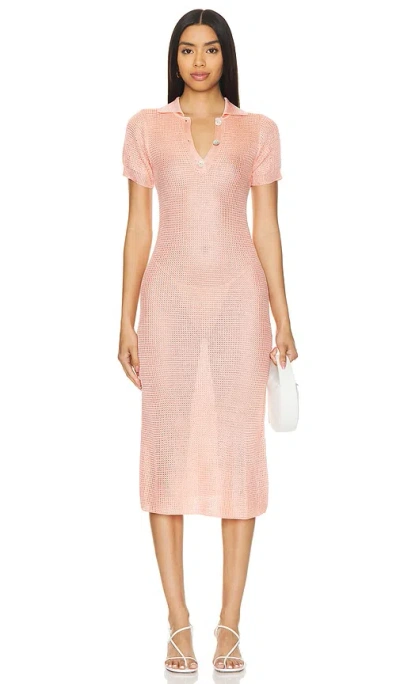 Calle Del Mar Polo Dress In Shell