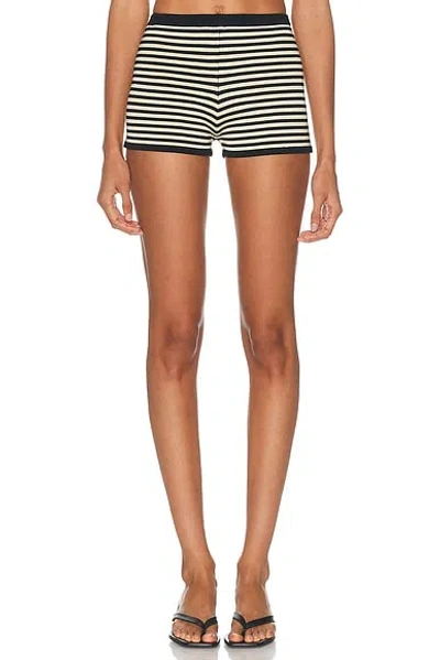 Calle Del Mar Pop Stripe Mini Short In Multi