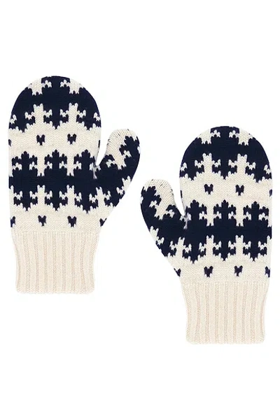 Calle Del Mar Royal Fair Isle Mitten In Neutral