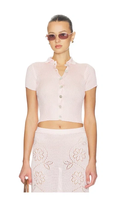 Calle Del Mar Short Sleeve Cardigan In Animal Print