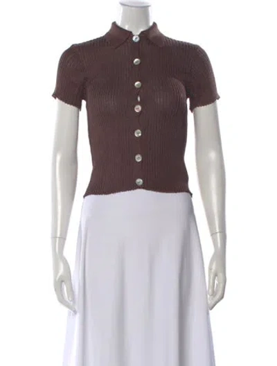 Pre-owned Calle Del Mar Short Sleeve Polo In Pink
