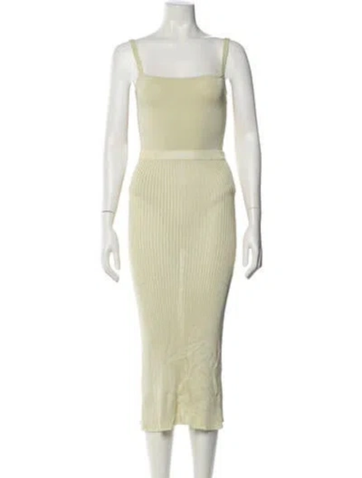 Pre-owned Calle Del Mar Skirt Set In Neutral