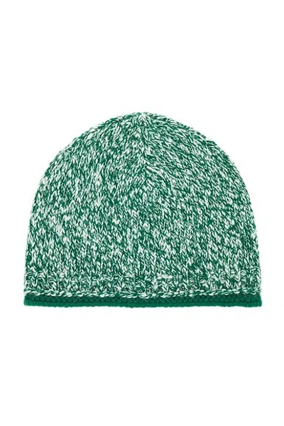 Calle Del Mar Marled Cashmere Beanie In Green