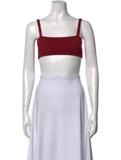 Pre-owned Calle Del Mar Square Neckline Sleeveless Crop Top W/ Tags In Pink