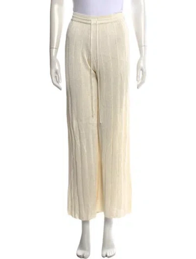 Pre-owned Calle Del Mar Wide Leg Pants In Neutrals