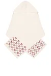 Calle Del Mar Winter Fair Isle Hoodie Scarf In Neutral