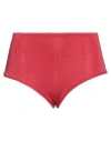 Calle Del Mar Woman Shorts & Bermuda Shorts Tomato Red Size M Viscose, Lycra In Tomato Red