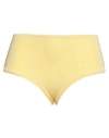 Calle Del Mar Woman Shorts & Bermuda Shorts Yellow Size L Viscose, Lycra