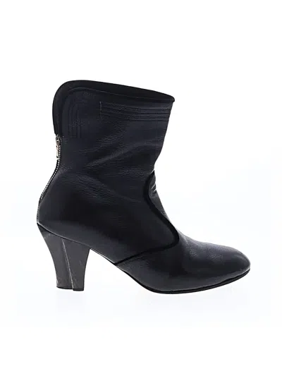 Pre-owned Calleen Cordero Ankle Boots In Black
