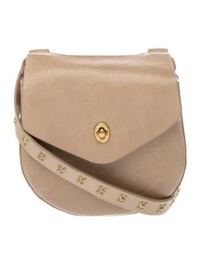 Pre-owned Calleen Cordero Leather Crossbody Bag In Neutral