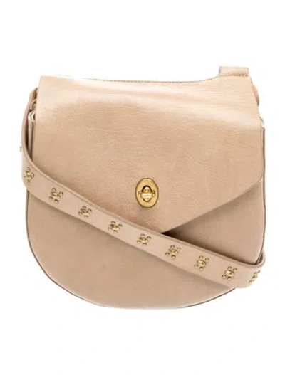 Pre-owned Calleen Cordero Leather Crossbody Bag In Neutrals