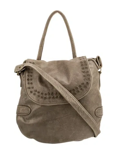 Pre-owned Calleen Cordero Leather Shoulder Bag In Neutral
