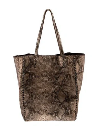 Pre-owned Calleen Cordero Leather Tote In Brown