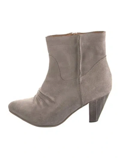 Pre-owned Calleen Cordero Suede Boots In Neutral