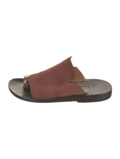 Pre-owned Calleen Cordero Suede In Brown