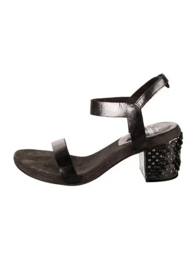 Pre-owned Calleen Cordero Suede Sandals In Brown