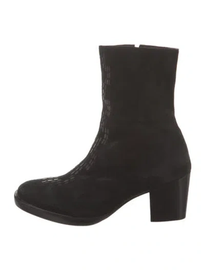 Pre-owned Calleen Cordero Suede Sock Boots In Brown