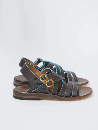 Calleen Cordero Women's Ricciani Sandal In Brown/blue