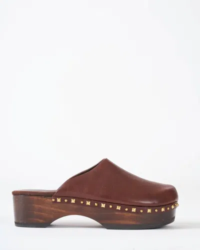 Calleen Cordero Women's Scout Clog Sandals In Brown Nappa