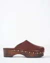 Calleen Cordero Women's Scout Clog Sandals In Brown Nappa In Multi
