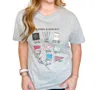 Callie Danielle Teacher Essentials Callie Tee In Ash In Grey