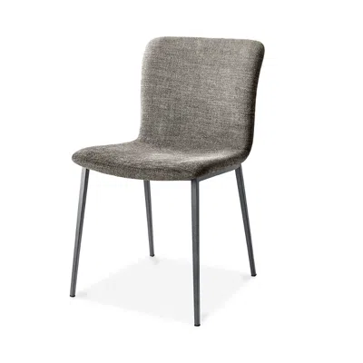 Calligaris Annie Dining Chair In Matte Grey/ Malmo Taupe