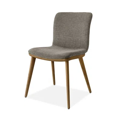 Calligaris Annie Side Chair In Walnut/taupe