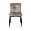 Calligaris Annie Soft Side Chair In Smoke/ocean Blue