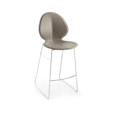 Calligaris Basil Stools In Taupe