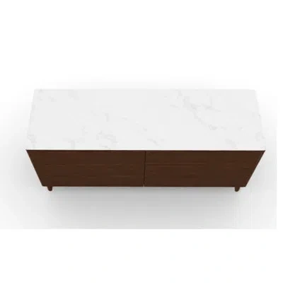 Calligaris Boston Dresser With 6 Drawers In Walnut,walnut Wood
