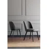 Calligaris Foyer Dining Chair In Ash Grey/matte Black