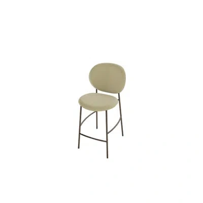Calligaris Inès Stools In Hemp,venice,matt Bronze