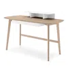 Calligaris Match Desk In Natural/optic White