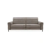 Calligaris Norma Upholstered Adjustable Sofa In Gray Polyester Blend