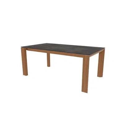 Calligaris Omnia Extendable Tables In Lead Gray,canaletto Walnut