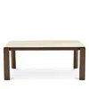 Calligaris Omnia Extension Dining Table In Golden Onyx/smoke Finish