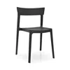 Calligaris Skin Side Chair In Matte Black