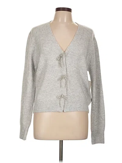 Pre-owned Calligraphie Cardigan Sweater In Gray