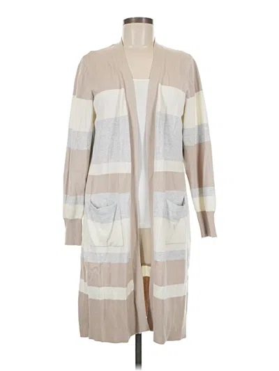 Pre-owned Calligraphie Cardigan Sweater In Tan