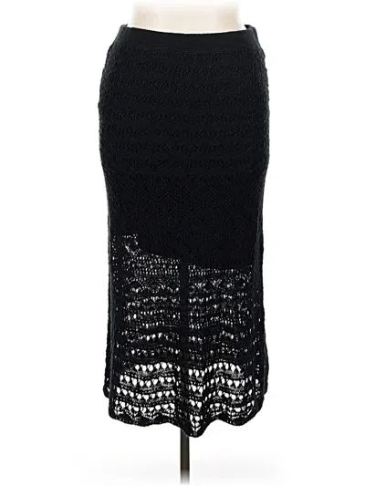 Pre-owned Calligraphie Casual Skirt In Black