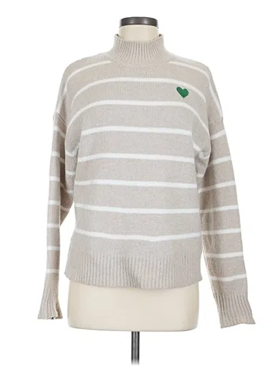 Pre-owned Calligraphie Turtleneck Sweater In Gray