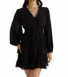 Calling June Stella Mini Dress In Black In Black