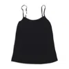 Callipygian Spaghetti-strap Top In Black