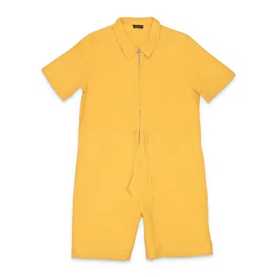 Callipygian Boiler Suit Yellow Jumpsuits