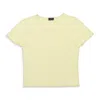 Callipygian Contrast Stitch Multicolor T-shirt In Multi