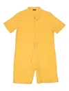 Callipygian Cotton Jumpsuit In Yellow