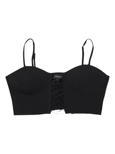CALLIPYGIAN CROPPED BUSTIER TOP