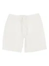 Callipygian Denim Shorts In White