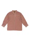 Callipygian Gingham Shirt In Red