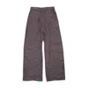 Callipygian Iridescent Pull On Maroon Women's Straight Pants In Purple